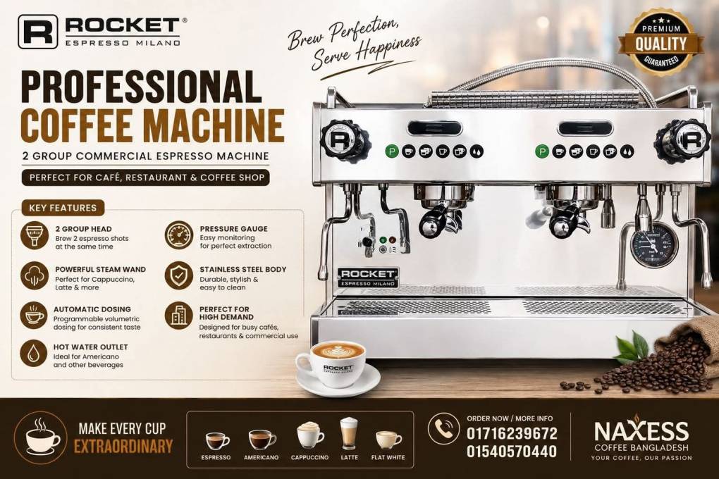 Rocket Espresso Milano  2 Group Commercial Espresso Machine