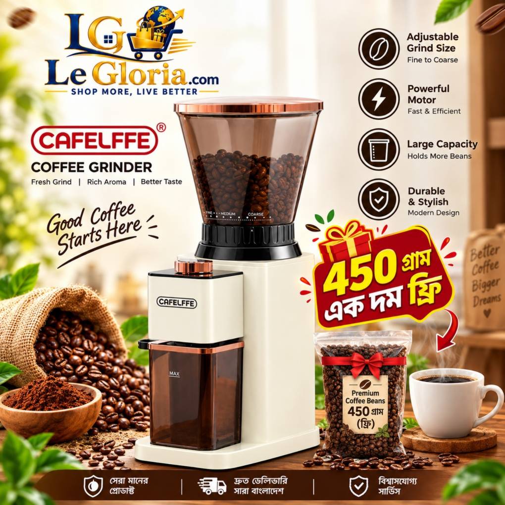 FOR SALE | CAFELFFE Premium Electric Conical Burr Coffee Grinder ☕